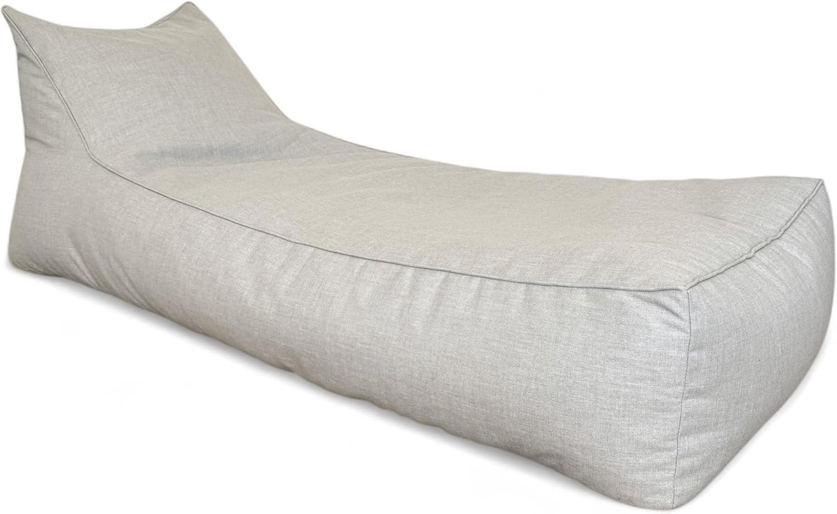 Zitzak Outdoor - Lounge stoel - Ontspannen Buiten - Waterafstotend Polyester - 180 x 80 cm - Beige