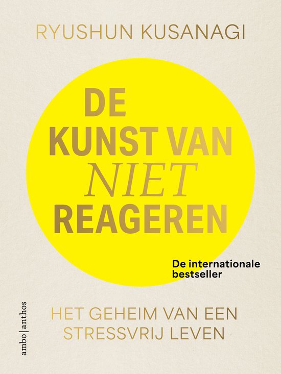 De kunst van niet reageren - cover