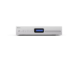 Auna Art22 CD-speler HiFi met slot-in station, USB-ingang, CD-MP3-weergave, Afstandsbediening, Optische & coaxiale uitgangen – 3W geluidskwaliteit – Zilver