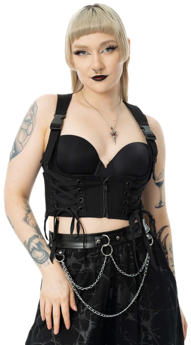 Chemical Black Rowena Vest Dames Bodywarmer - zwart - L