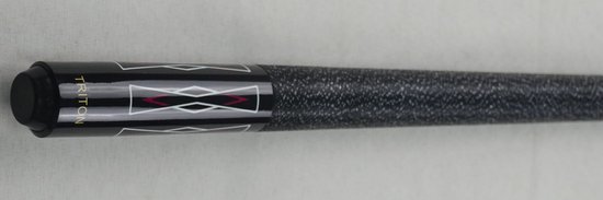 Poolkeu - Billiard Keu - Pool Spelen - Massief Hout - 147 cm - Zwart Wit — afbeelding 5