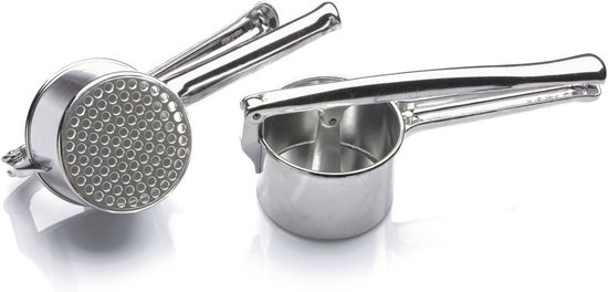 Passatelli Maker - Deeg Pers - Pasta Maken - Gemaakt in Italië - 23 x 10 x 10 cm - Zilver — afbeelding 2