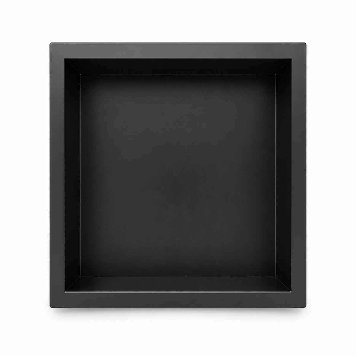 EAVY - Inbouwnis Badkamer Zwart - 30×30×10 cm - RVS