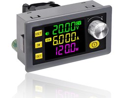 Spanningsregelaar Module - Buck Boost Converter - Energie Beheer - Numerieke Besturing - 120 Watt - Zwart