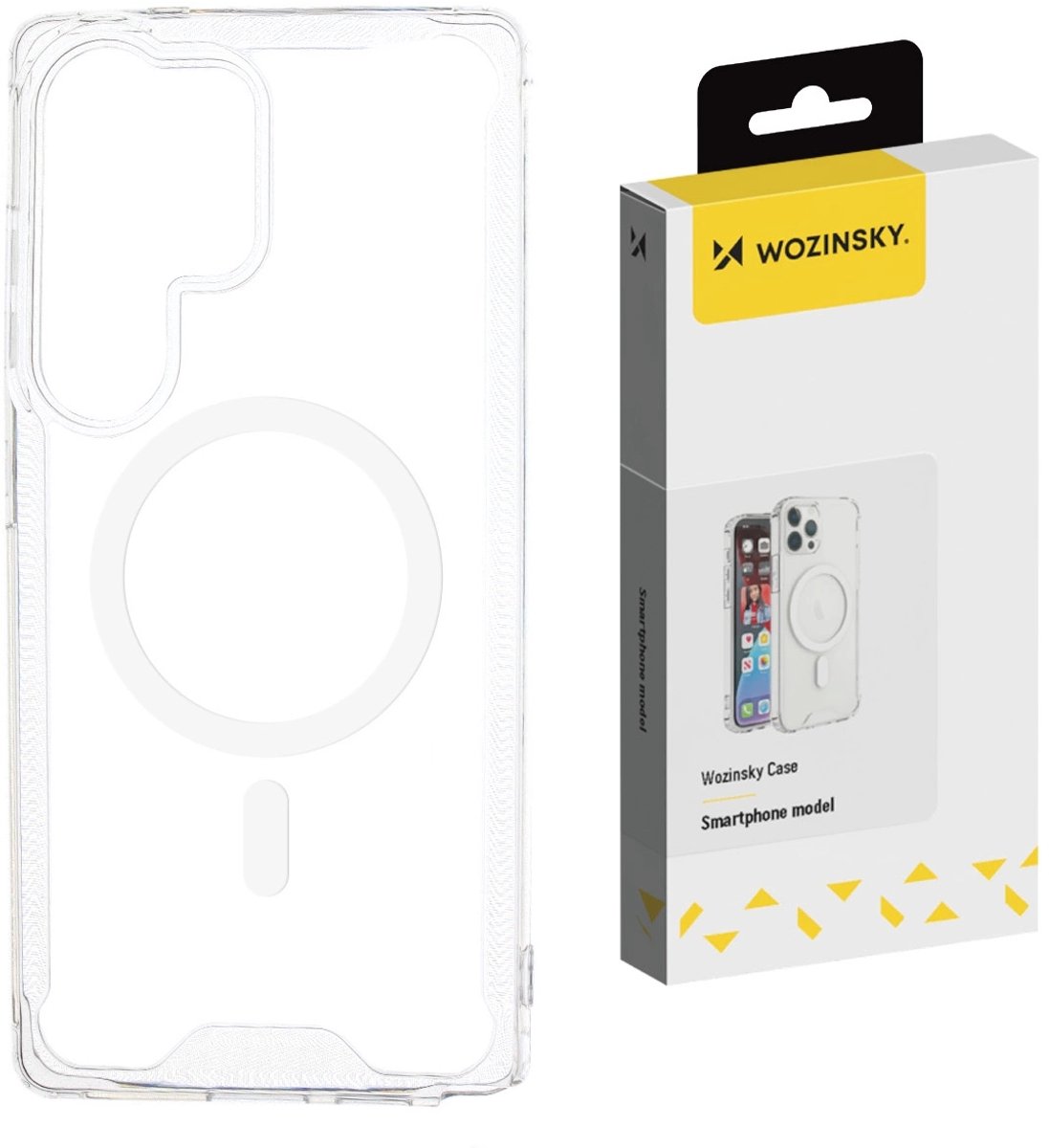 Wozinsky Doorzichtig Hoekbescherming Voor Samsung Galaxy S24 Fe Z Voor Magsafe