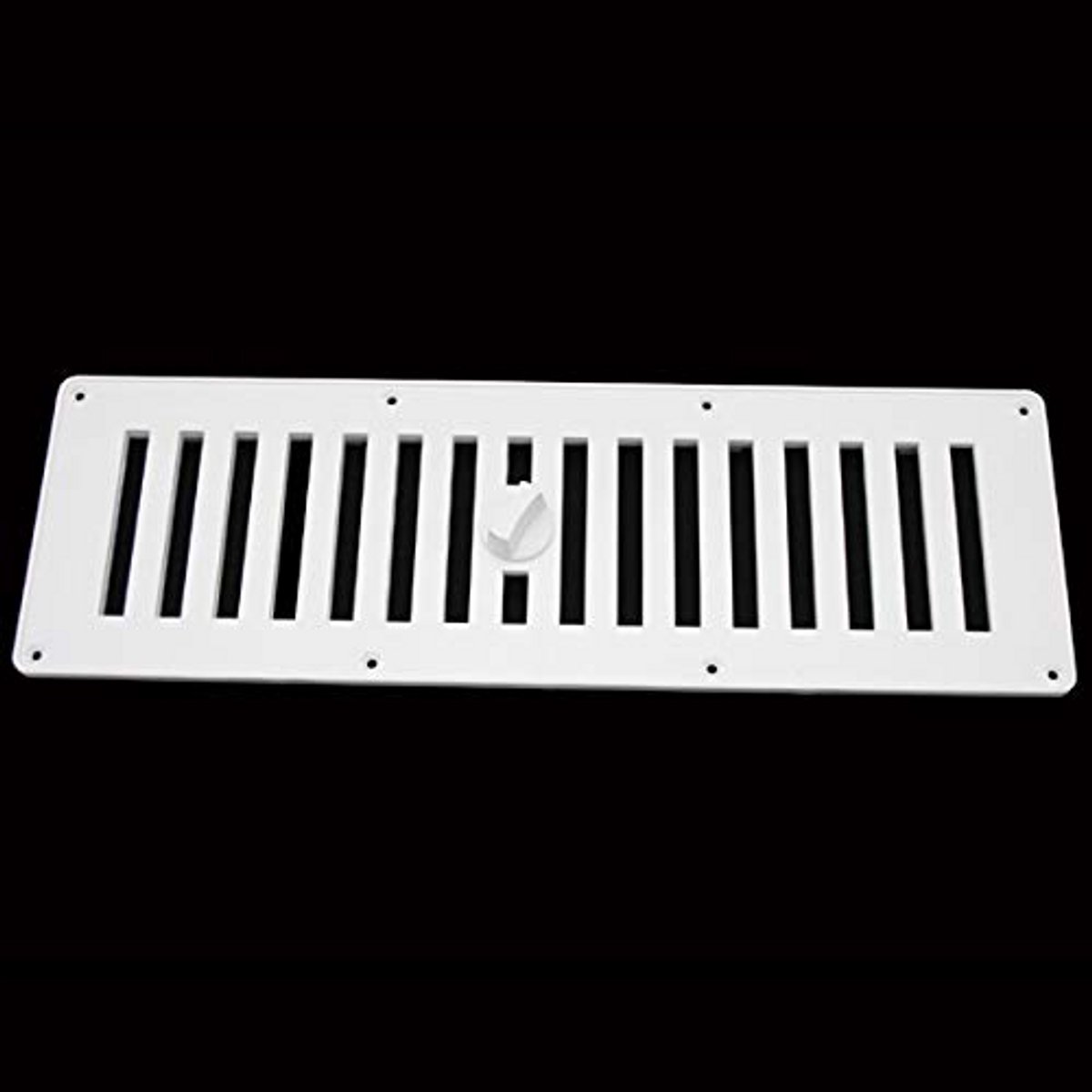 Ventilatierooster Schuifrooster - Kunststof Ventilatie - Caravan Camper Boot - Weerbestendig UV-bestendig - 325 x 105 mm - Wit