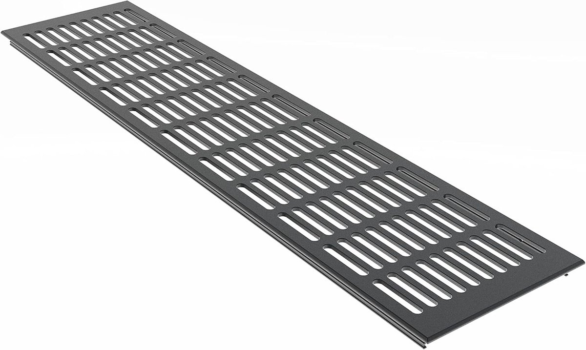 Ventilatie Rooster - Lucht Rooste - Ruimte Ventileren - Gepoedercoat Aluminium - 500 mm - Antraciet