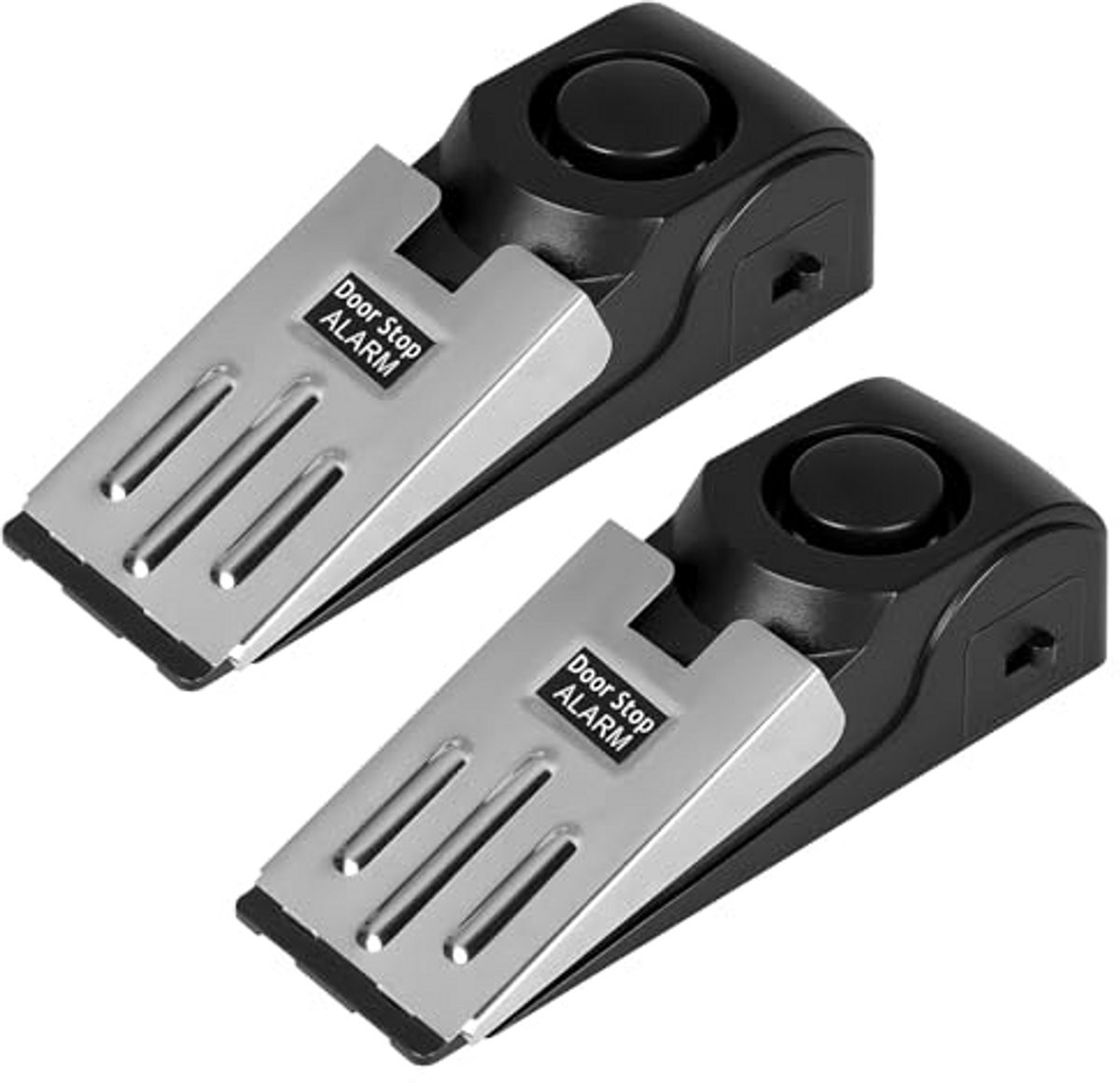 Alarm Deurstop - Deurwig Alarm - Extra Veiligheid - 120 dB Alarm - 2 Stuks - Zwart