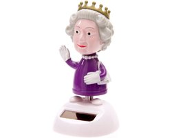 Zonne Wackel Figuur - Dansend Poppetje - Decoratie Huis - Zonne-energie Aangedreven - 11.6 x 8.1 cm - Multicolor