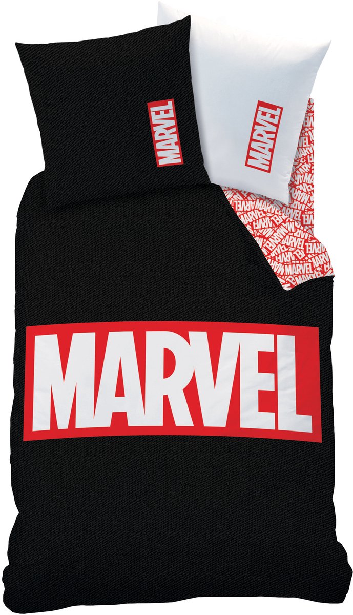 Marvel Avengers Dekbedovertrek Identity - Eenpersoons - 140 x 200 cm - Katoen
