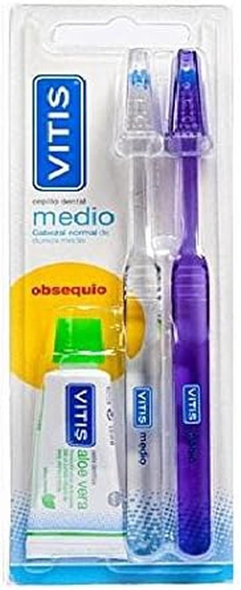 Tandenborstels - Mondverzorging - Dagelijkse Hygiëne - Middelhoge Druk - 2 Stuks - Blauw