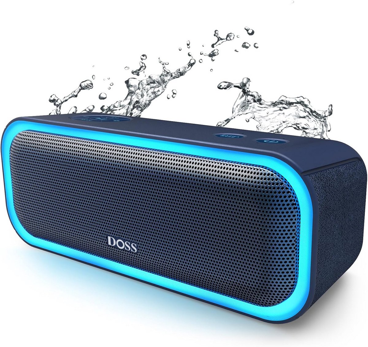 Draagbare Luidspreker - Bluetooth Speaker - Muziek Streamen - Beat-Gedreven Lichtshow - 20W Stereo - Blauw