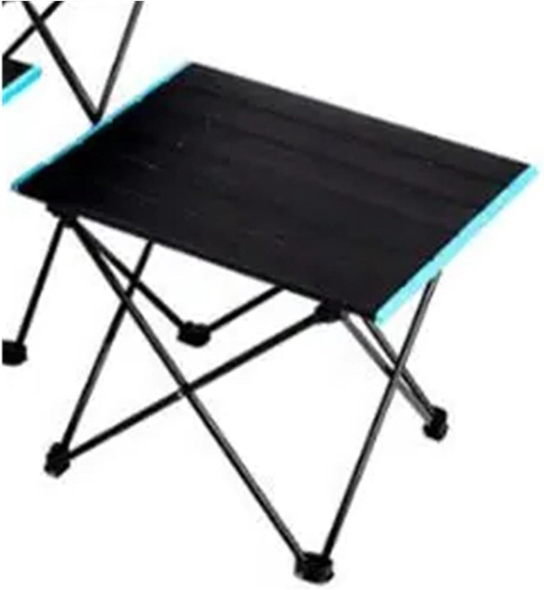 Campingkruk - Opvouwbare stoel - Buitenactiviteiten - Met hengelhouder - One Size - Zwart