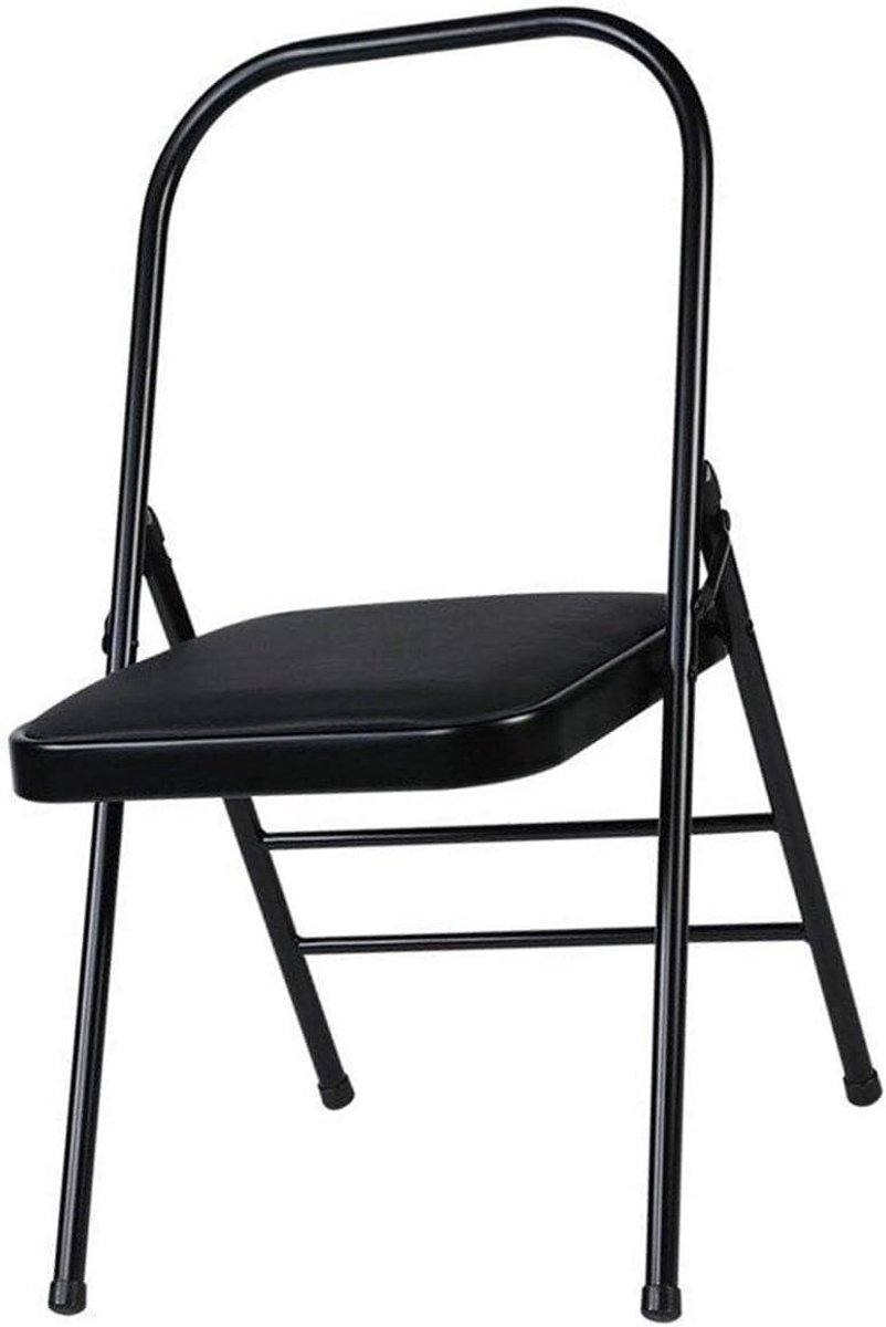Opvouwbare yogastoel - Oefenstoel Hulpstuk - Flexibiliteit Verbeteren - Geen Montage Nodig - 45.5x48x82.5cm - Kleur 2