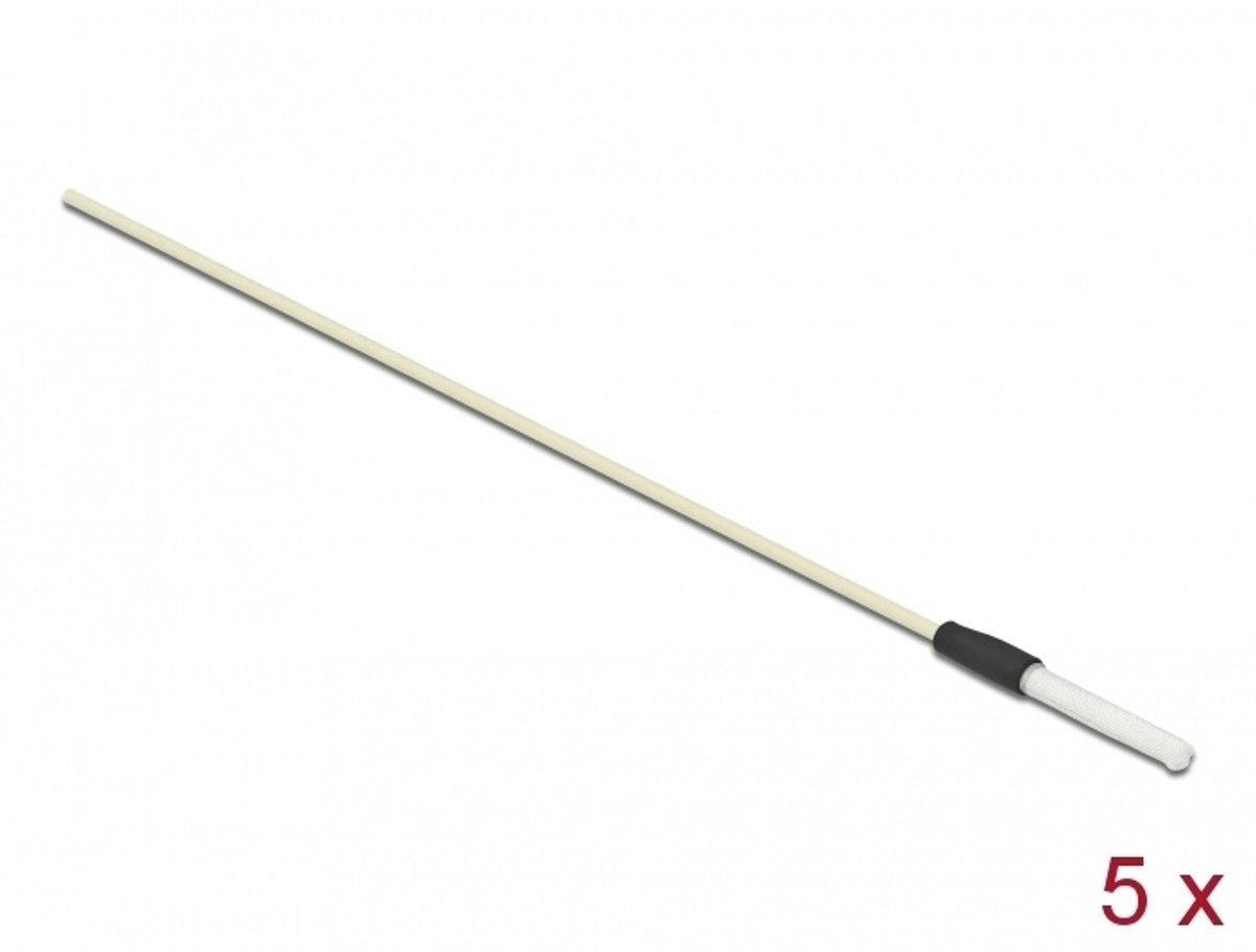 Glasvezelreinigingsstick voor connectoren met 2,50 mm ferle 5 stuks