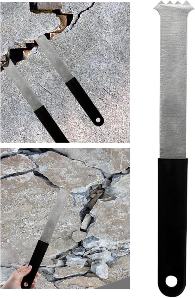 Straatsteen Verwijderaar - Bestratingsgereedschap Tuin - Stenen Plaatsen - Ergonomische Handgreep - 22 x 3 x 1 cm - Metaal
