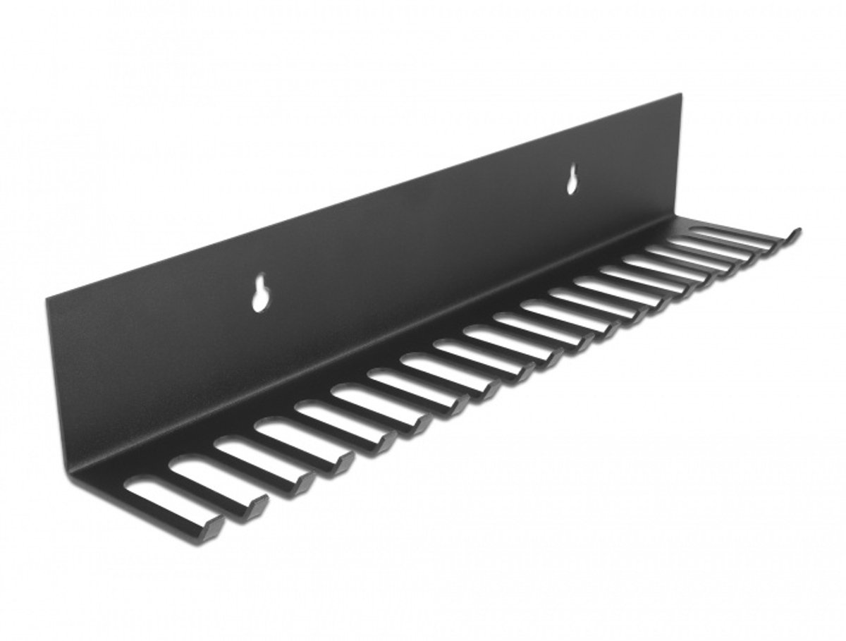 Kabelhouder 318 x 65 mm voor muurmontage zwart