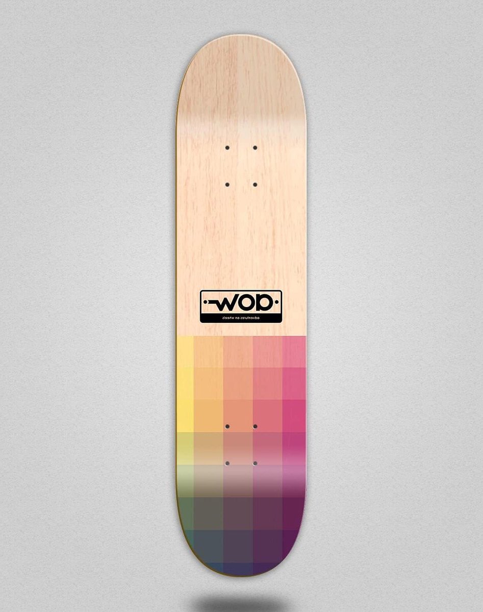 Skateboard Deck Houten Plank Street Skate Pixel Design 8.5 Inch Multi