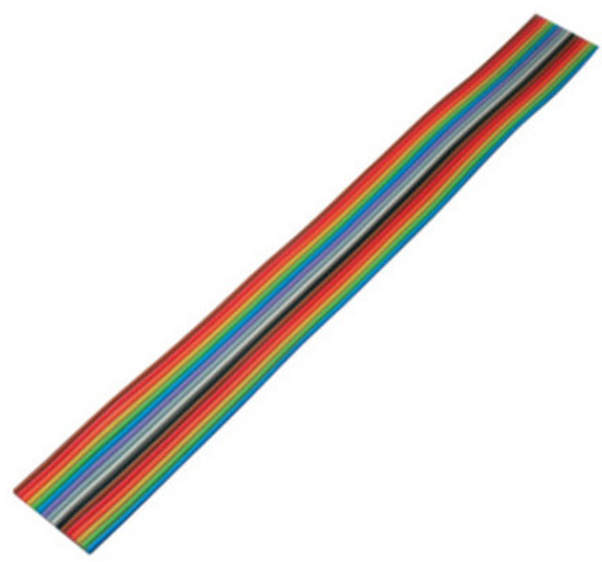 Flachkabel farbig Raster 1,27mm 16 pin 10m