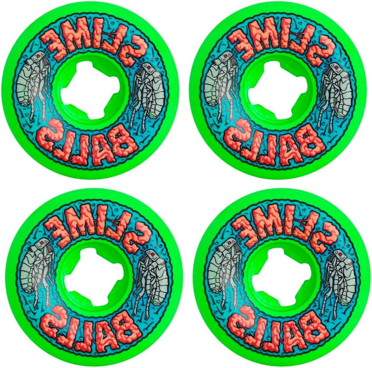 Skateboard Wielen Vervangende Wielen Straat Skaten Duurzaam Materiaal 56 mm