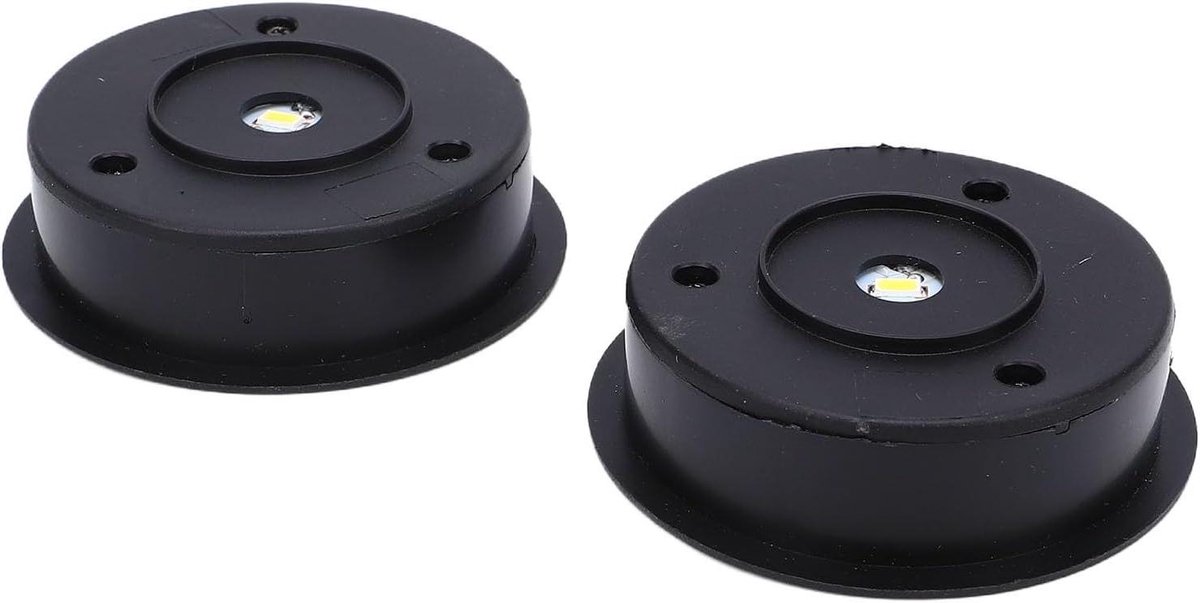 Zonne-inzetstukken Vervanging - Solar Lamp Onderdelen - Tuinverlichting Repareren - IP44 Waterdicht - 7 Cm Buitenring - Zwart