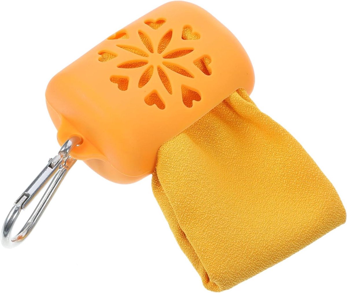Gymhanddoeken - Sneldrogend washandje - Sport en fitness - Zeer absorberend - 3 stuks - Oranje