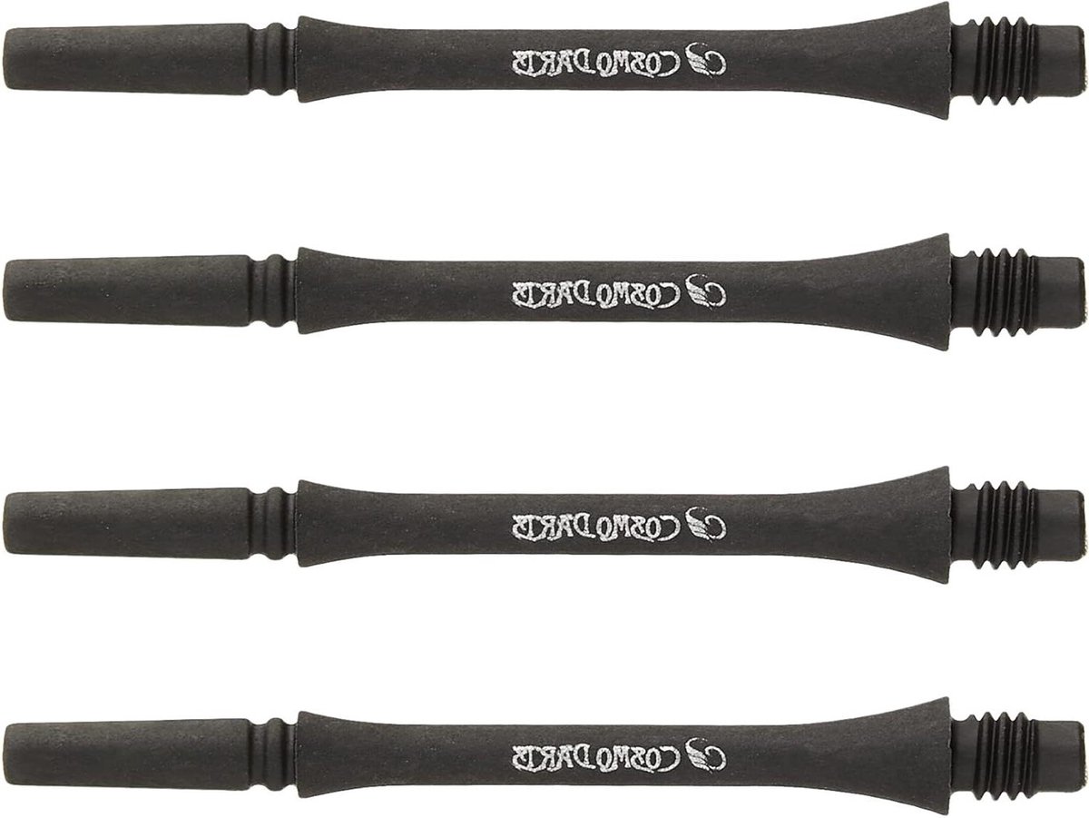 Dart Accessoires - Dart Shafts - Precisie Darts - Koolstofvezel Materiaal - 115 cm - Zwart