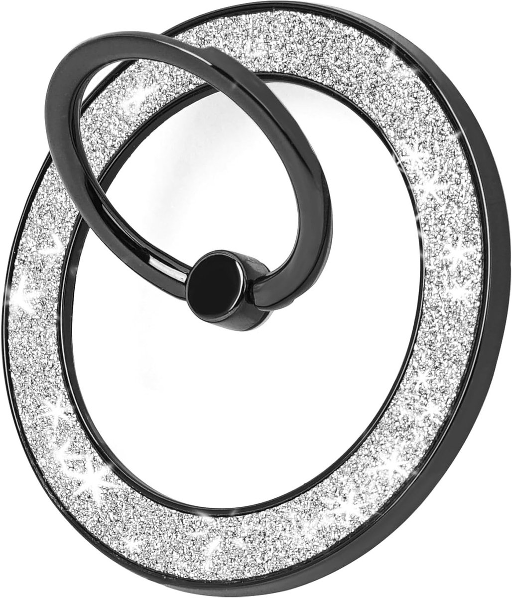 360 Graden Draaibare Magnetische Telefoon Ring Houder, Geschikt voor iPhone 15 14 13 12 Pro/Pro Max/Plus/Mini, Stevige Grip en Handige Stand