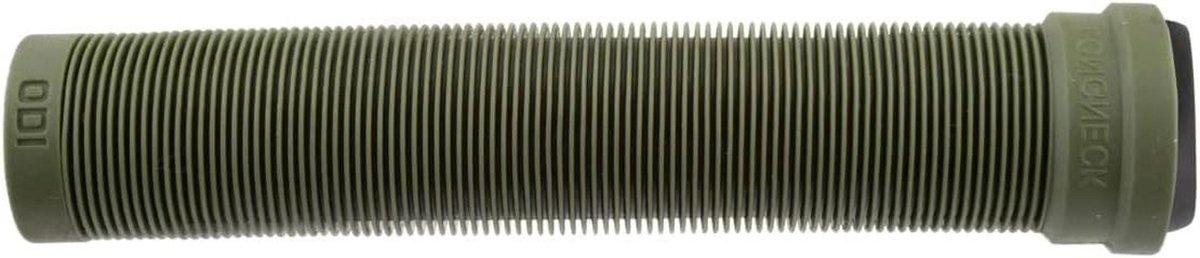 Fiets handvatten - Stuur grips - Comfortabel fietsen - Inklapbaar ribpatroon - 160mm lengte - Olijfgroen