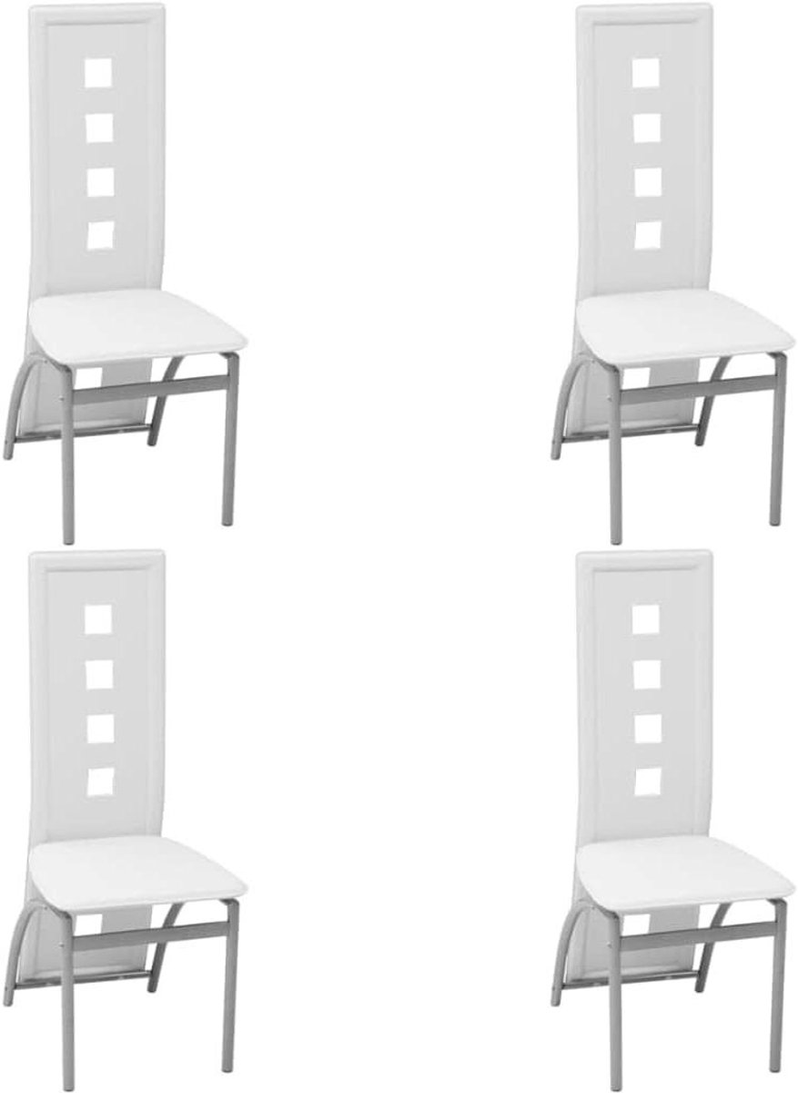 Eetkamerstoelen Set - Stoelen voor huis - Comfortabel dineren - Hoge rugleuning - 4 stuks