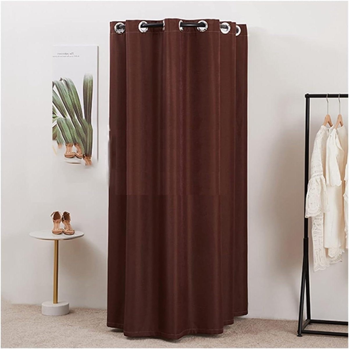 Paskamer Tent - Privacy Ruimte - Kleding Wisselen - Met Metalen Frame - 90cm - Goud