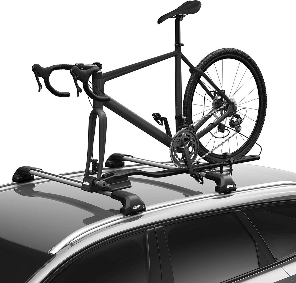 Fietsendrager Dak - Fietsdrager Auto - Fiets Transport - Koppelbegrenzer - 1814 kg - Zwart