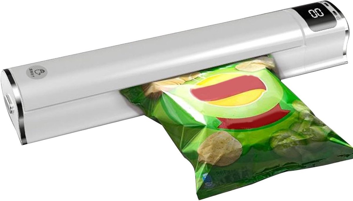 Vacuüm Sealer - Voedselbewaarder - Voedsel Vers Houden - Automatisch Werken - 395 cm - Wit