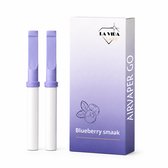 La Vida Luxe AirVaper Go - Blueberry - (Wegwerp Model niet navulbaar) - 2 stuks - Nicotinevrij Aroma Inhalatieapparaat - Zonder Rook of Damp - Geen Batterij