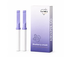 La Vida Luxe AirVaper Go - Blueberry - (Wegwerp Model niet navulbaar) - 2 stuks - Nicotinevrij Aroma Inhalatieapparaat - Zonder Rook of Damp - Geen Batterij