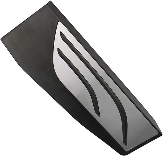 Pedaalhoezen Auto - Voetsteun Bescherming - Veiliger Rijden - Antislip Ontwerp - Links Gestuurd - Zilver — afbeelding 4