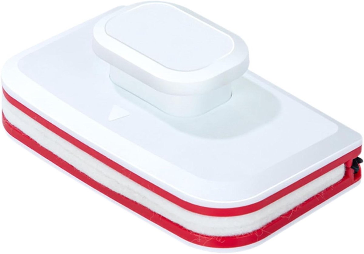 Magnetische raamreiniger - Dubbelzijdig glaswisser - Ramen streeploos maken - Dubbele reiniging - 16.5 cm - Wit