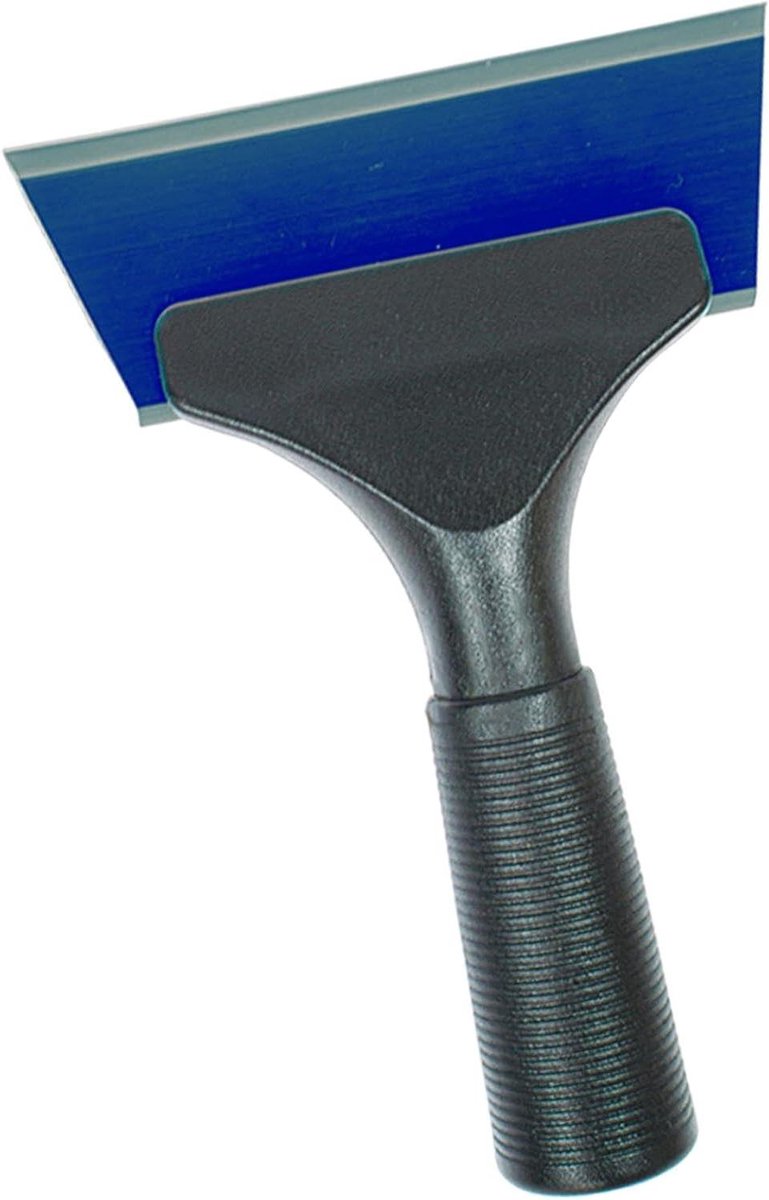 Siliconen Rakel - Glaswasser Tool - Ramen Schoonmaken - Krasvrij Effect - 13 x 17.5 cm - Blauw