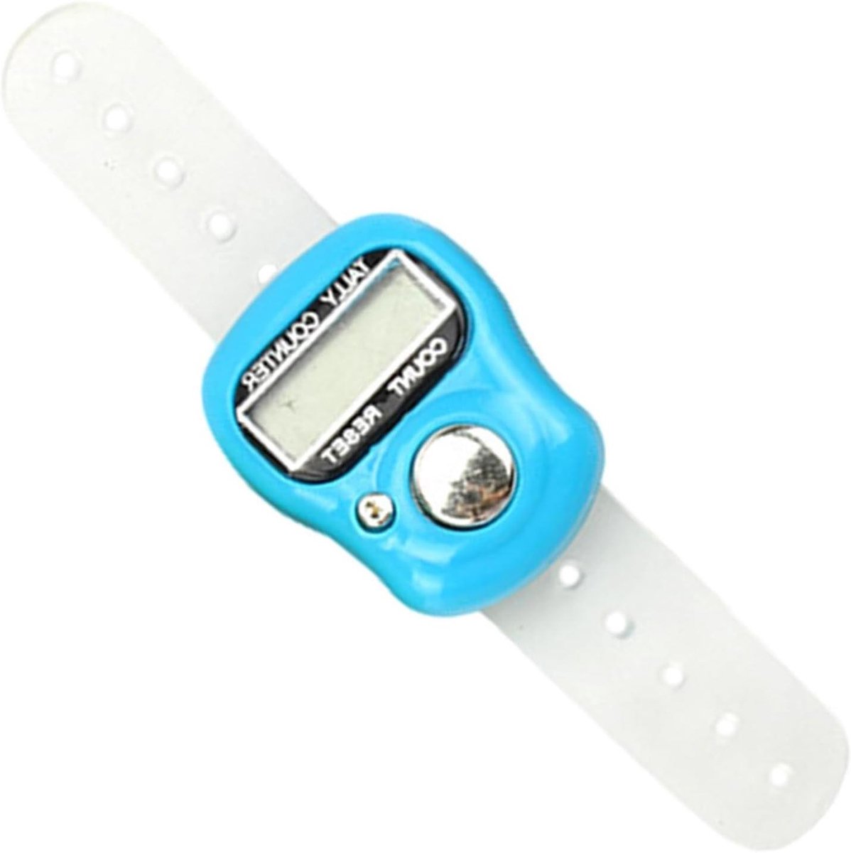 Digitale Teller - Handteller Clicker - Activiteiten Tellen - Automatische Slaapmodus - 10.5 cm Lengte - Transparant