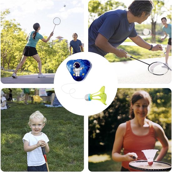 Badminton Trainer - Oefenapparatuur Bal - Vaardigheden Verbeteren - Verstelbaar Koord Snelheid - Unisex - Niet Gespecificeerd — afbeelding 4