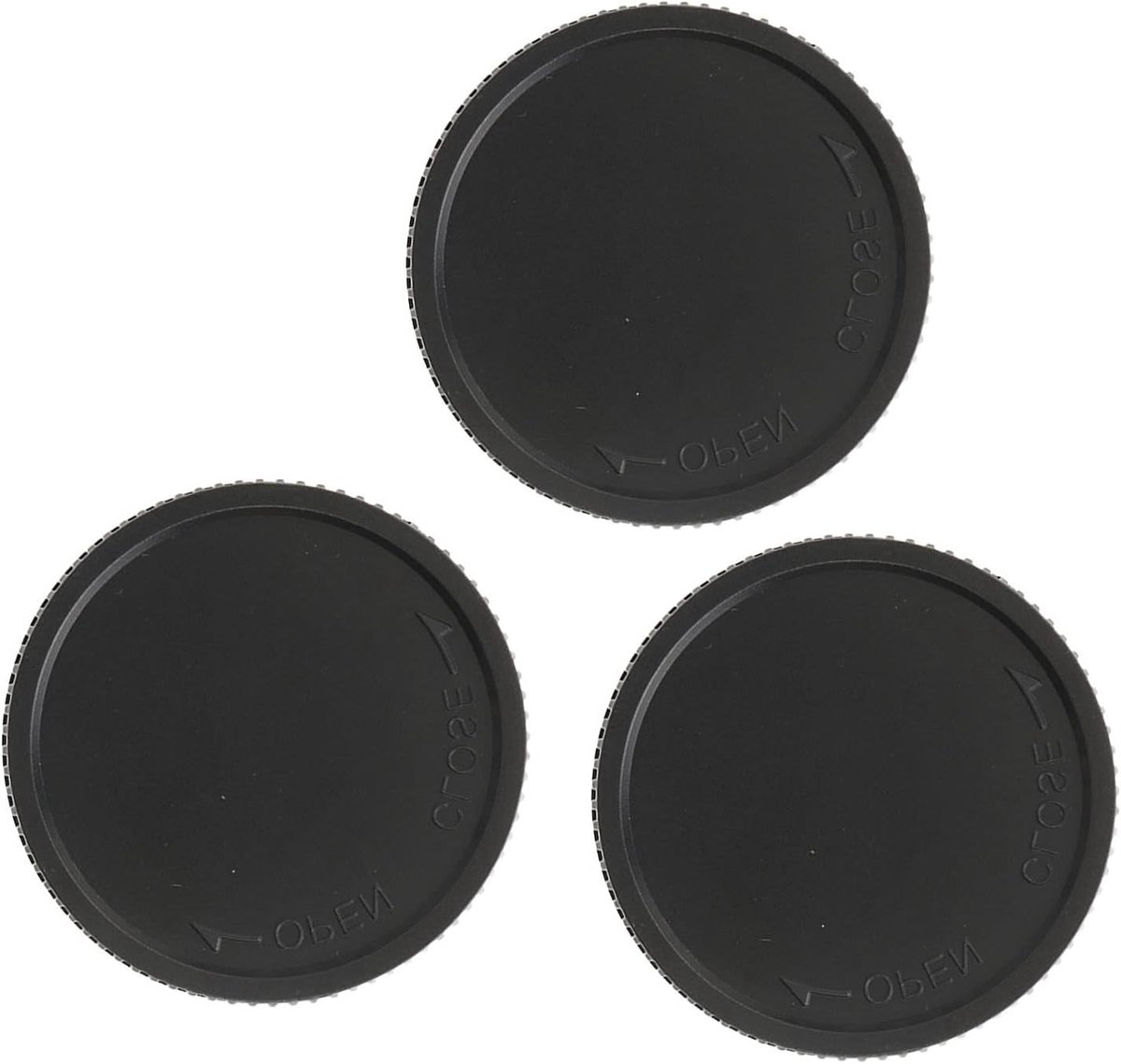Lensdop Set - Stofkap Telescoop - Lens Beschermen - Geïntegreerd Proces - 2 Inch Diameter - Zwart