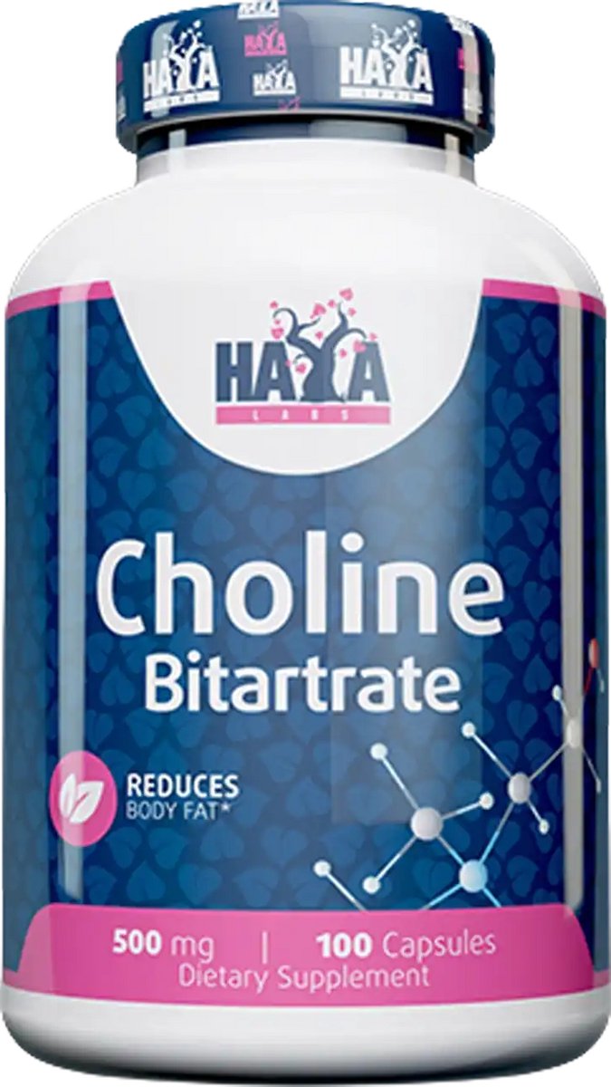 Choline Bitartrate 500mg - 100 caps