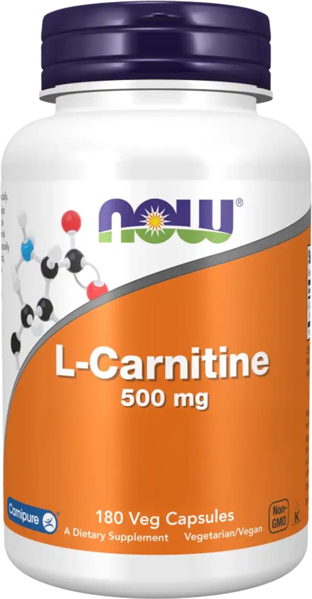 L-Carnitine 500mg - 180 v-caps