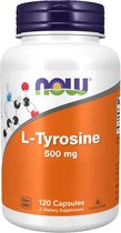 Now Foods L-Tyrosine 500mg (120) Standard - Aminozuren - Aminozuur-Mix