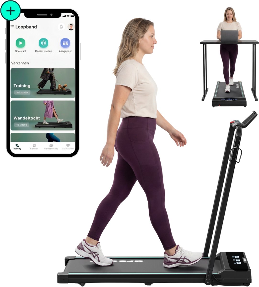 Dreaver Motion Pro - 2 in 1 Loopband Inklapbaar 12KM/U