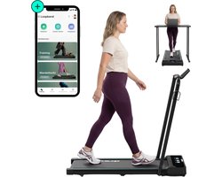 Dreaver Motion Pro - 2 in 1 Loopband Inklapbaar 12KM/U - Inclusief App & Accessoires - Hardloopband - Treadmill - Wandelband - Walking pad - Voor Thuis