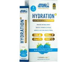Applied Nutrition Hydration+ Electrolyte & Vitamin Sticks (7x8g) Blue Raspberry - Energie & Uithoudingsvermogen - Elektrolyten