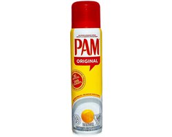 Pam Cooking Spray Original - olie om vetarm te bakken en braden - 170 gram