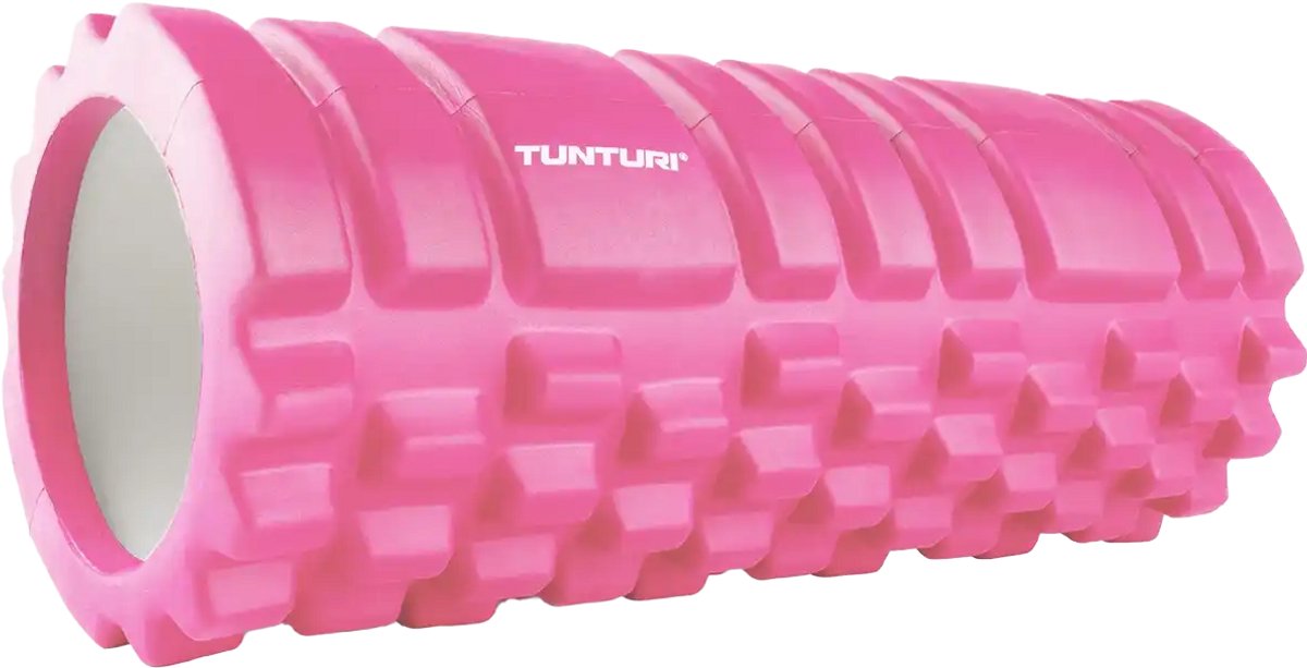 Tunturi Yoga Grid Foam Roller - Massage Roller - Roze thumbnail 2