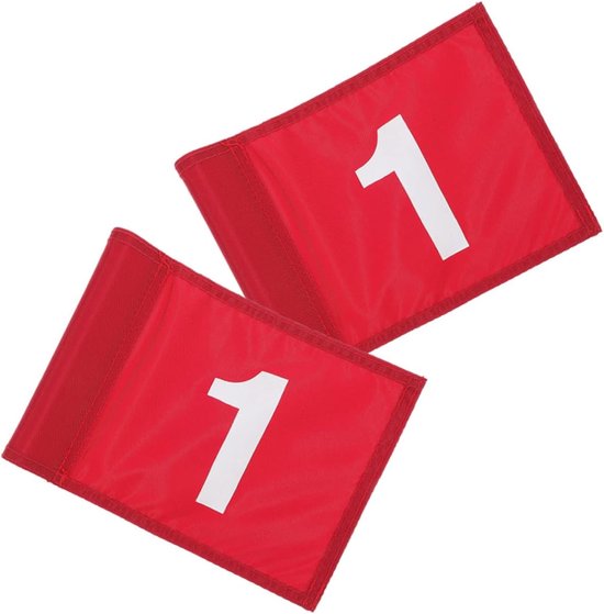 Golf Vlaggen - Oefen Vlaggen - Golfvaardigheden Verbeteren - Genummerde Cijfers - 8 Stuks - Groen van GOLF — afbeelding 4